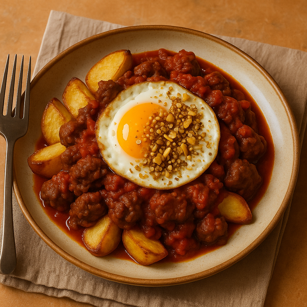Lamb Shakshuka with Almond Dukkah